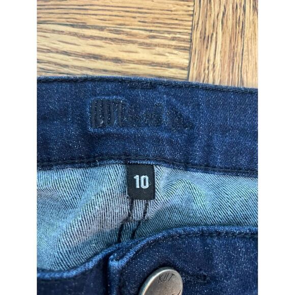 Kut from the Kloth Karen Baby Bootcut Dark Wash Jeans, size 10 - VGUC - Picture 4 of 6